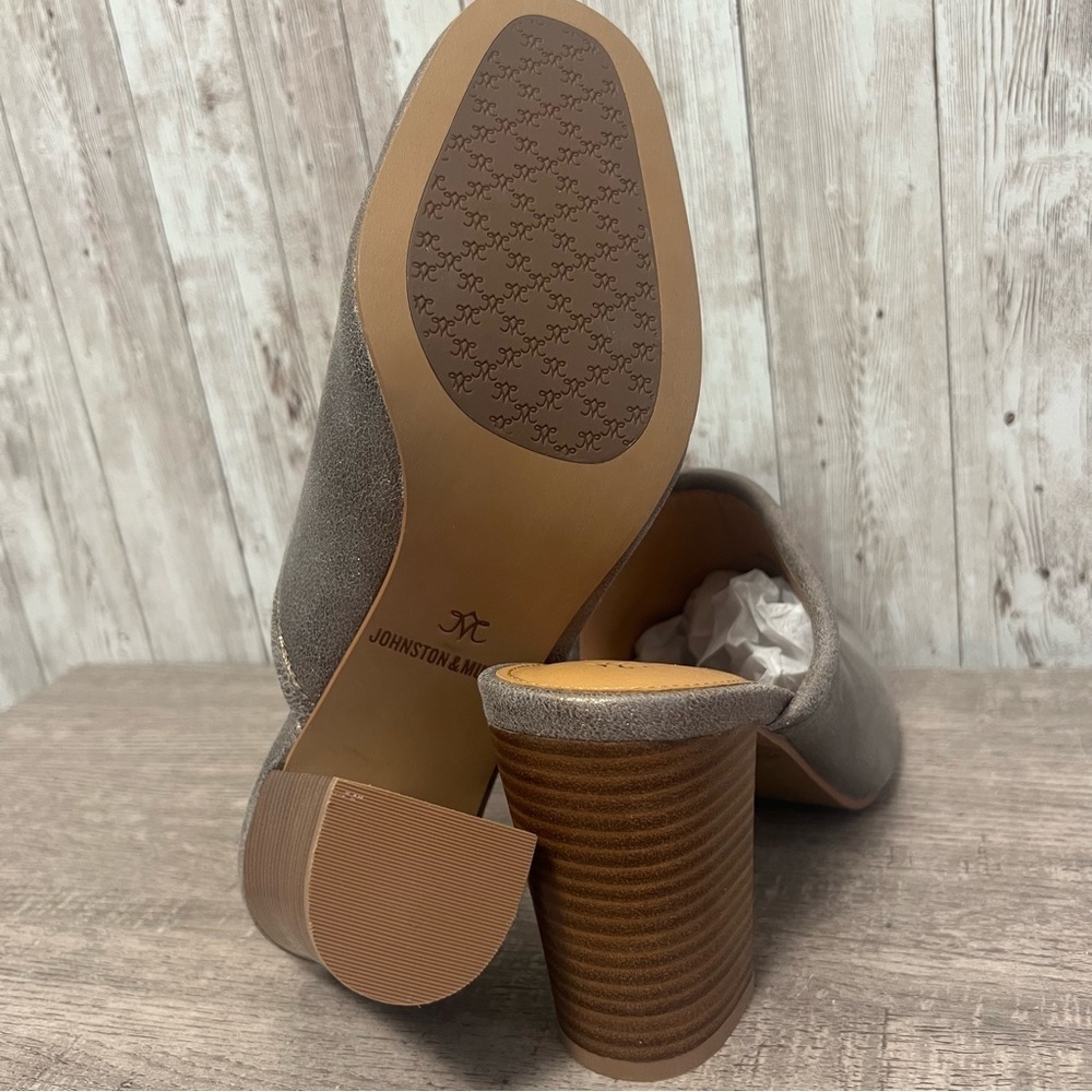 Johnston & Murphy Women's Charlotte Mule Gold 6.5 - Picture 3 of 6